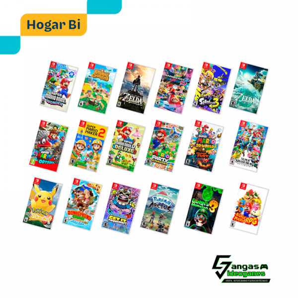 JUEGOS NINTENDO SWITCH - GANGAS VIDEOGAMES