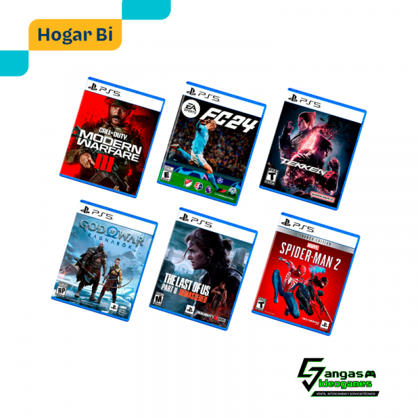 JUEGOS DE PLAYSTATION 5 - GANGAS VIDEOGAMES