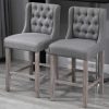 Set de 2 taburetes de desayunador HOMCOM