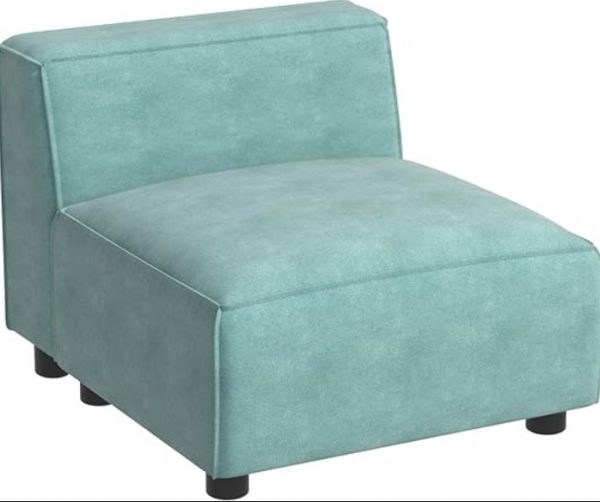 Sofa sin brazos tela suave LLAPUIL