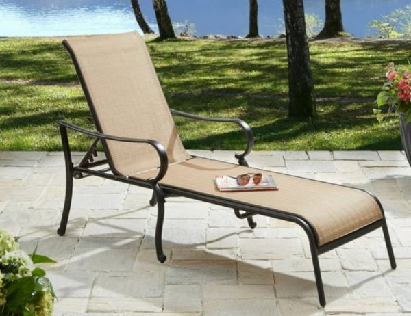 Silla larga de exterior