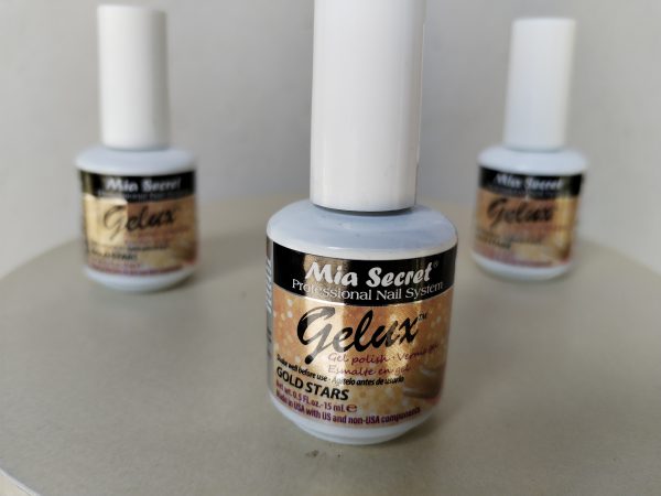Gelux Gold Stars 0.5 onzas