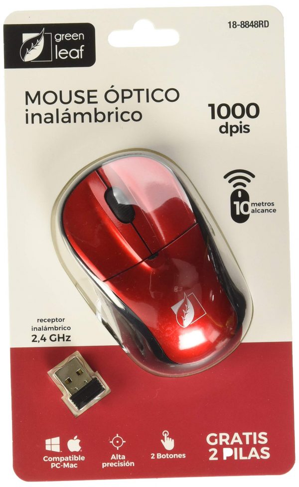 MOUSE INALAMBRICO ROJO