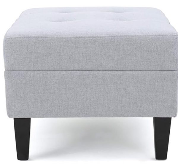 Taburete con cajón MOPIO gris