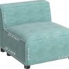Sofa sin brazos tela suave LLAPUIL