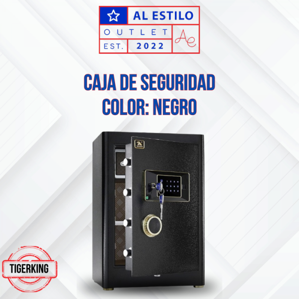 Caja de seguridad TIGERKING latón antiguo