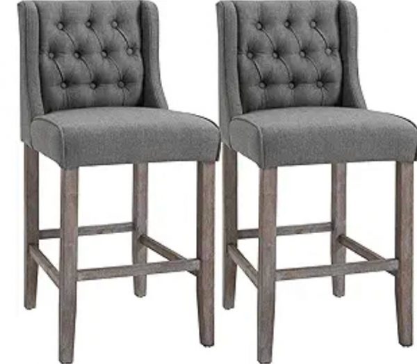 Set de 2 taburetes de desayunador HOMCOM