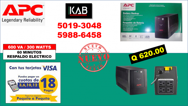 UPS APC 600VA