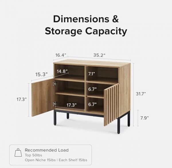 Mueble de interior con 2 almacenamientos tipo Norwin MOPIO