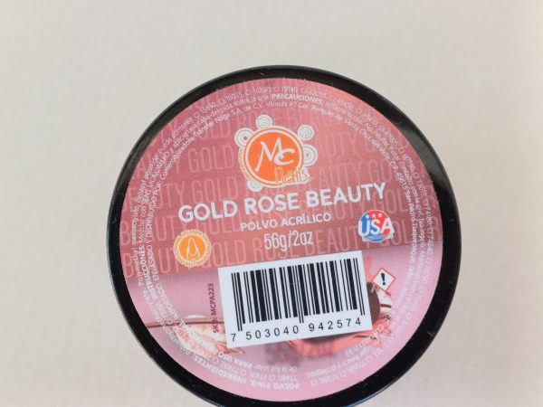 Acrílico Gold Rose