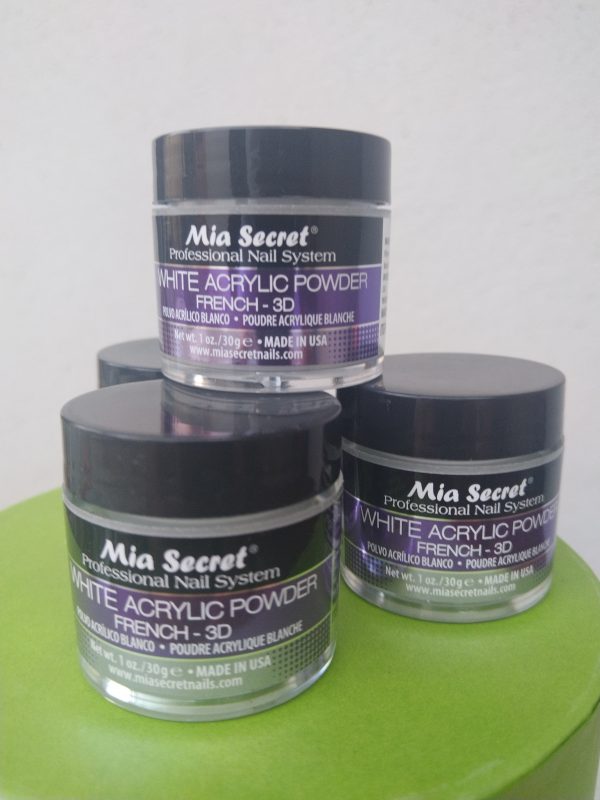 Acrílico White Powder French Blanco 1 Onza