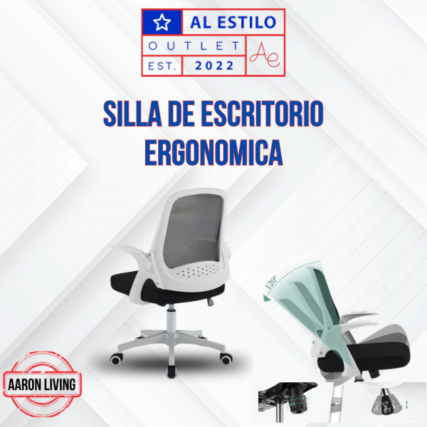 Silla de escritorio ergonomica AARON LIVING