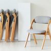 Set de 2 sillas plegables de madera REFOINER