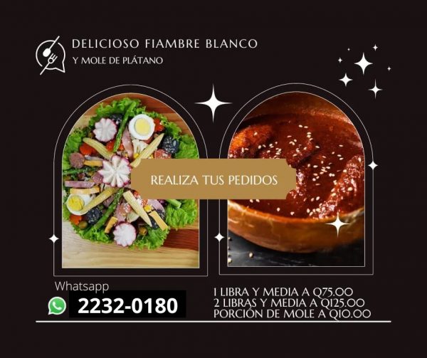 Fiambre Blanco y Mole