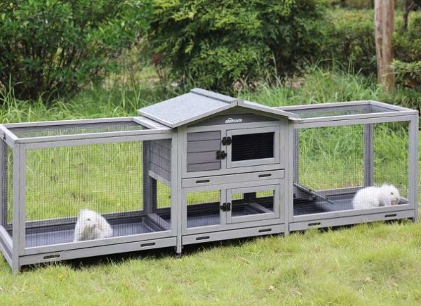Jaula para conejos al aire libre AIVITUVIN