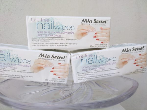 Nail Wipes paquete de 100 gasas