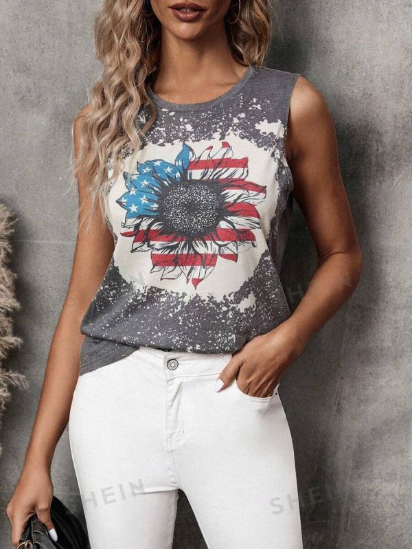 Camiseta estampado Girasol L