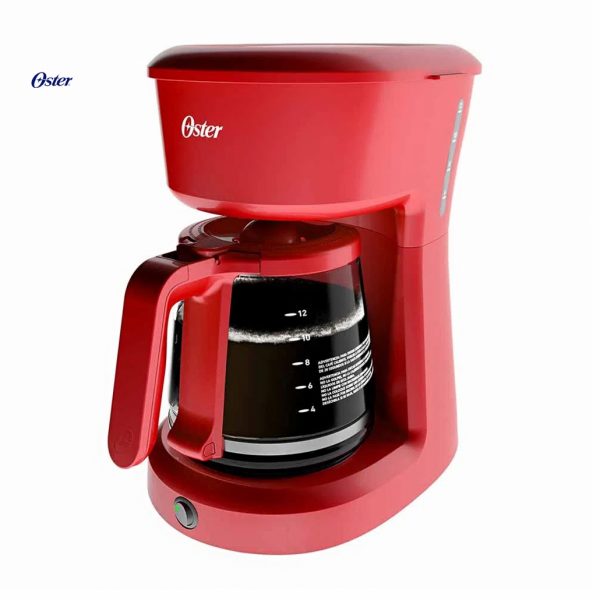 Cafetera Oster 12 tazas | filtro permanente | BVSTDCS12R-013