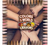Crayón de cera Colors of the World Crayola