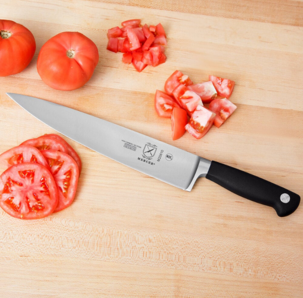 Cuchillo de chef forjado Mercer Culinary M20610 Genesis® de 10" con hoja de espiga completa