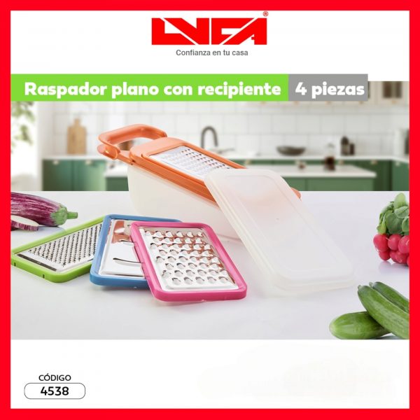Raspador con recipiente