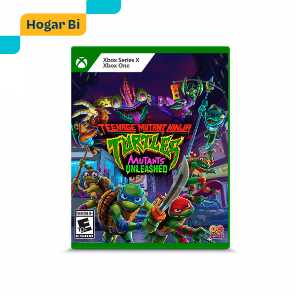 TEENAGE MUTANT NINJA TURTLES MUTANTS UNLEASHED XBOX - GANGAS VIDEOGAMES