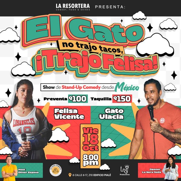 Show de stand up comedy desde Mexico - Gato Ulacia y Felisa Vicente