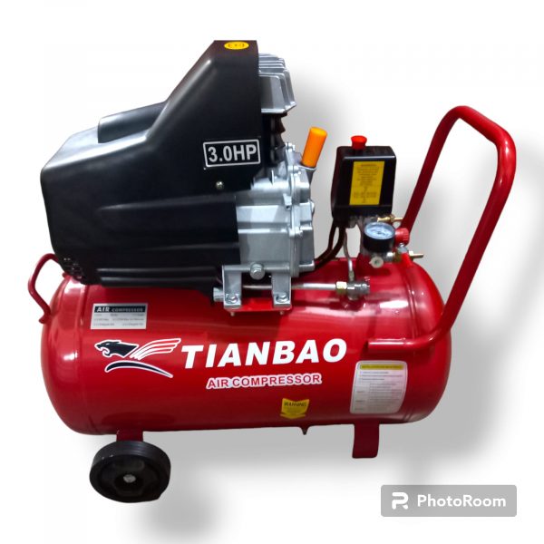 Compresor Tianbao de 3HP, 50 litros