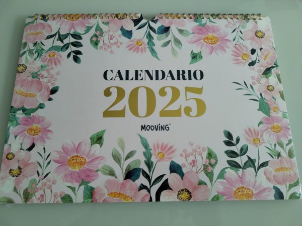 Calendario Mooving Flores 2025