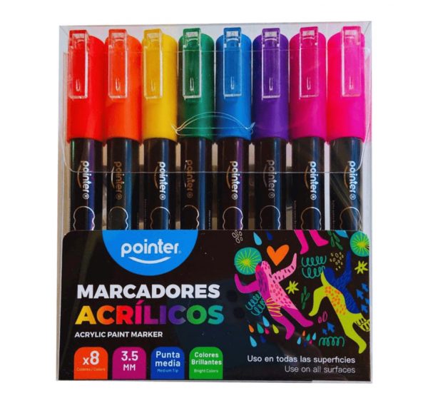 Marcadores Acrílicos Pointer