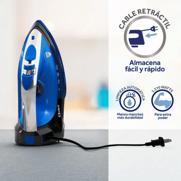 Plancha Cable Retráctil