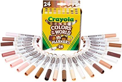 Marcador Crayola color of the world 24 colores
