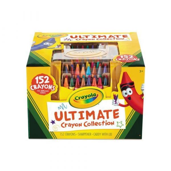 Caja De Crayones Crayola De Cera 152 Colores Ultimate Collection No Toxico