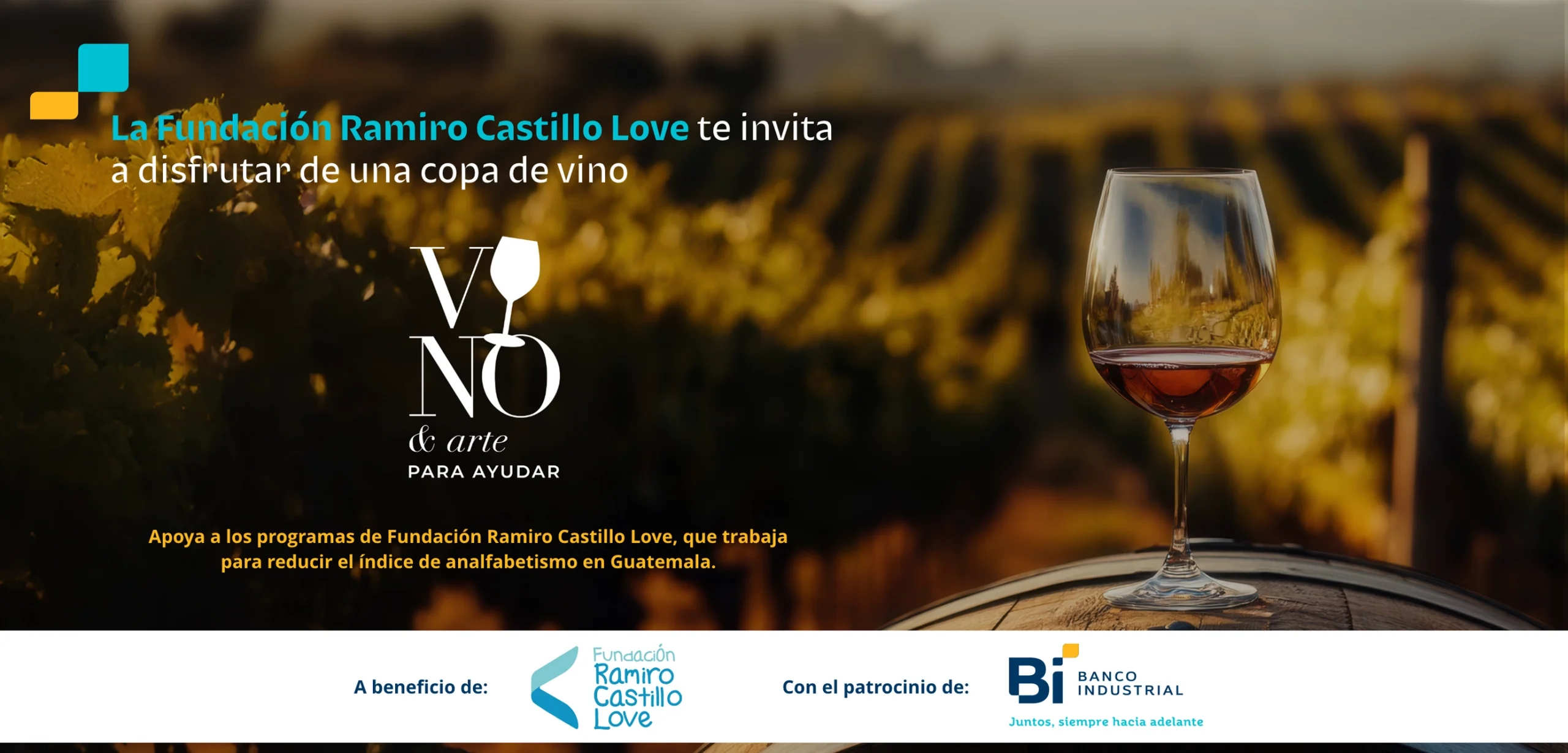 Vino y Arte Para Ayudar