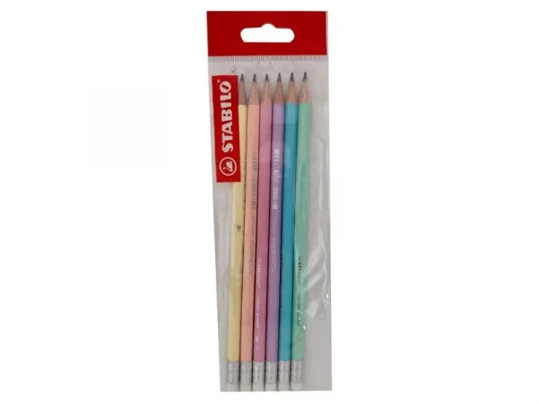 Set de lápices Stabilo Pastel (6 unidades)