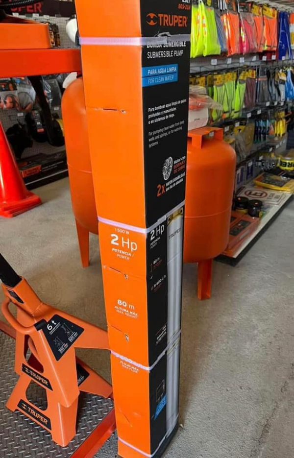 Bomba sumergible Truper 2 HP 110V