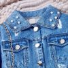 Traje de 2 piezas simulación de lona