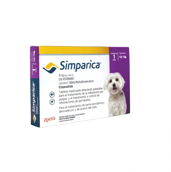 Simparica 10mg 2.5 - 5 Kg 1 tableta