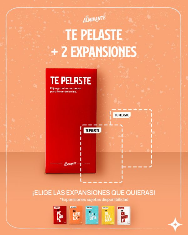 Te Pelaste + 2 expansiones (sujetas a disponibilidad)