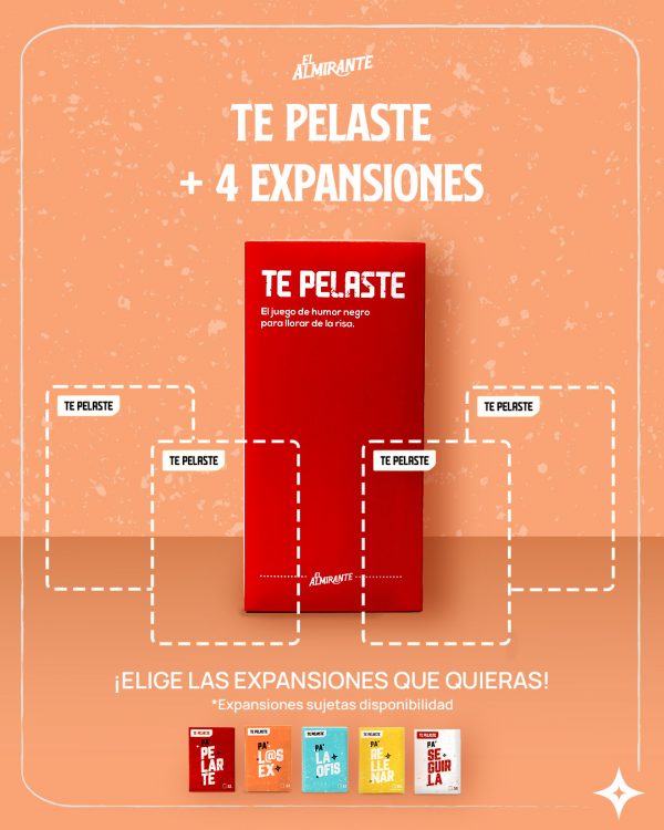 Te Pelaste + 4 expansiones (incluye CUATRO expansiones: Pa La Ofis o Pa L@s Ex o Pa Rellenar)