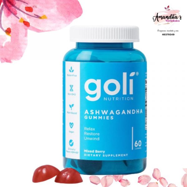 Goli® Ashwagandha & Vitamina D Gummy – 60 unidades