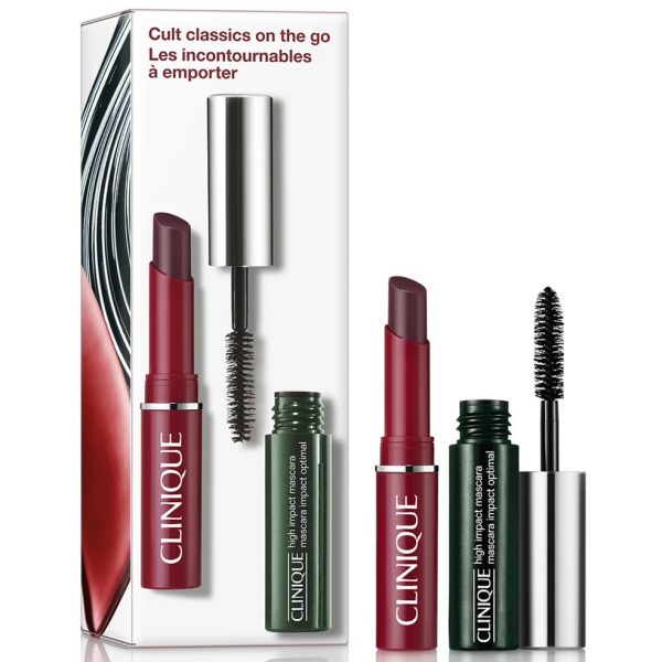 Clinique Cult Classics On The Go Black Honey Almost Lipstick + High Impact Mascara Makeup Duo