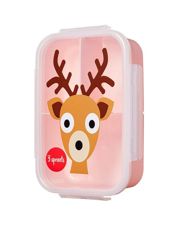 Lonchera Bento Box - Contenedor de 3 compartimentos para niños