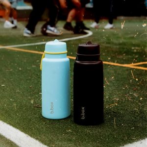 Botella térmica con tapa plegale de 1 litro pajilla de acero inoxidable