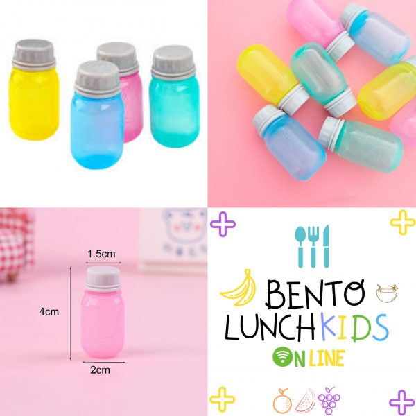 Botellas de limon pastel