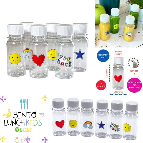 Mini Botellas de Jugo Wellness 2oz - Paquete de 6