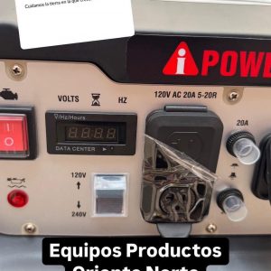 Generador Ipower 5,000 watts de gasolina
