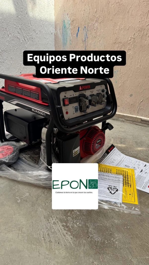Generador Ipower 5,000 watts de gasolina