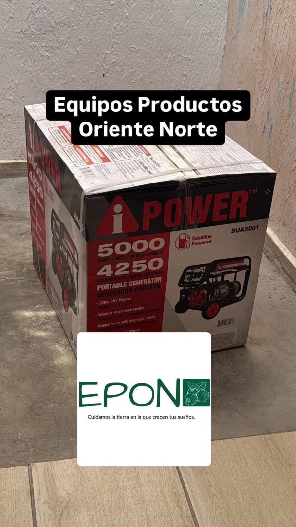 Generador Ipower 5,000 watts de gasolina