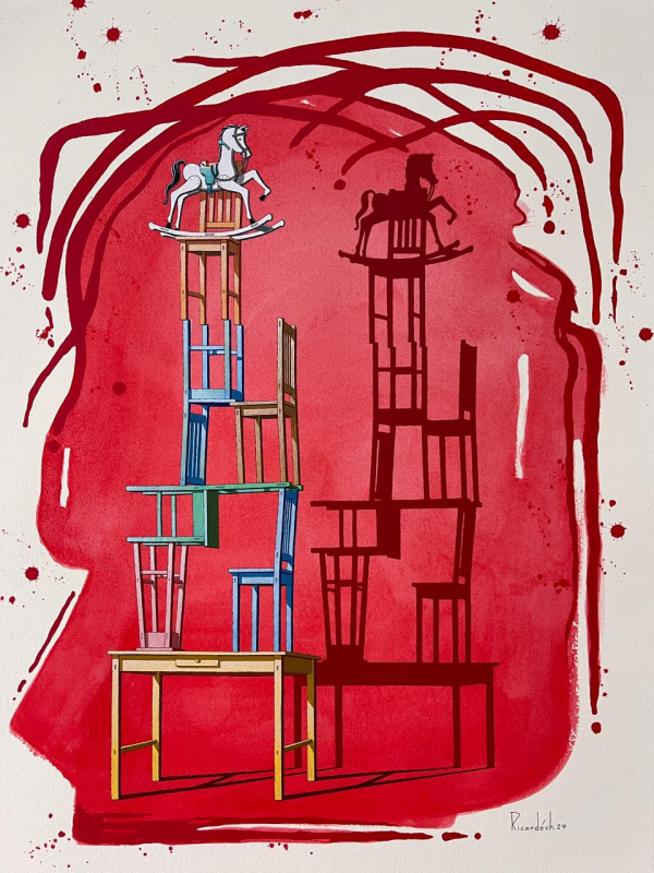 De la serie: Equilibrio en rojo - Ricardo Chacón